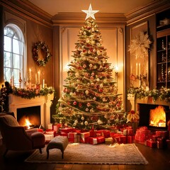 Festive Celebration: Christmas and New Year Magic, Generated AI