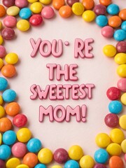 Mothers day greeting card