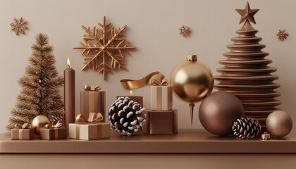 Festive holiday cards with warm light