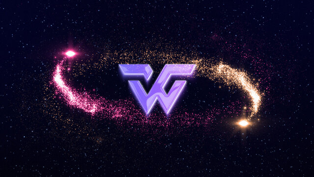 Magic Particles Trail Horizontal Logo Reveal MOGRT 51
