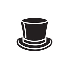 Top Hat vector icon design symbol illustration