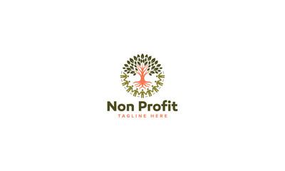 Innovative Charity Logo Vector Design, Nonprofit Logo Collection for Community Care