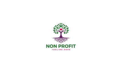 Innovative Charity Logo Vector Design, Nonprofit Logo Collection for Community Care
