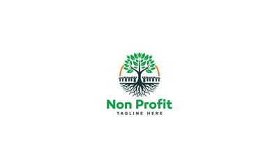 Innovative Charity Logo Vector Design, Nonprofit Logo Collection for Community Care
