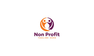 Innovative Charity Logo Vector Design, Nonprofit Logo Collection for Community Care