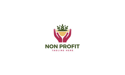 Innovative Charity Logo Vector Design, Nonprofit Logo Collection for Community Care