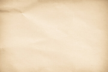 Crumpled brown paper texture background for design with copy space for text or image.	