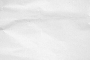 White recycled craft paper texture as background. Grey paper texture, Old vintage page or grunge vignette of old newspaper. Pattern rough art creased grunge letter. Hardboard with copy space for text.