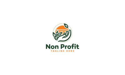 Innovative Charity Logo Vector Design, Nonprofit Logo Collection for Community Care