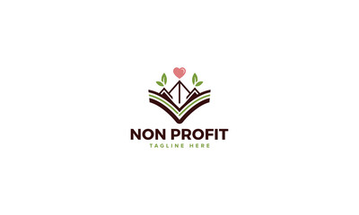Innovative Charity Logo Vector Design, Nonprofit Logo Collection for Community Care