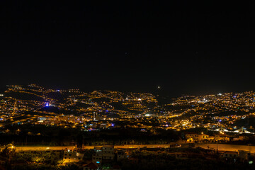 Funchal at night (island of Madeira, Portugal)