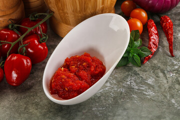Fresh tomato puree pasta sauce