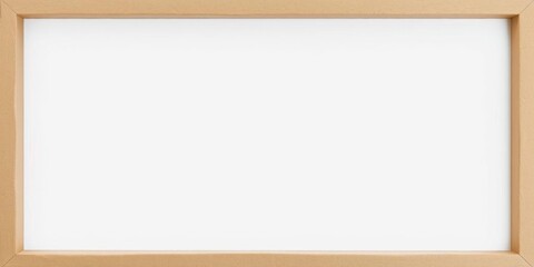 abstract black paper frame with cardboard poster mockup, empty mount board background, minimalism concept, picture frame, copy space, blank