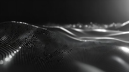 Abstract Digital Background of Points and Lines