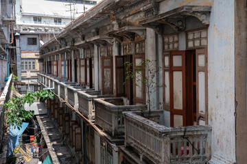 old house in the city
