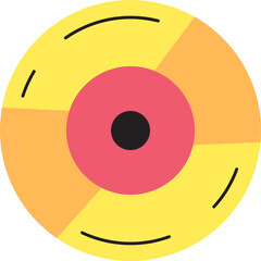 Vinyl Record Music Instrument Concept