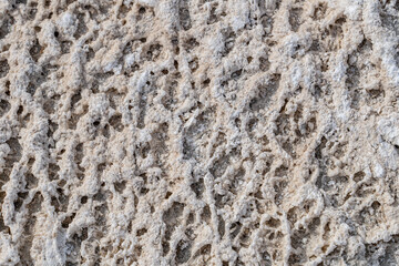 Bombay Beach,Imperial County, California, Salton Sea.  lake beds, salt