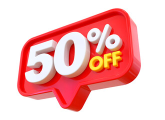 50 Percent Sale off Promotion