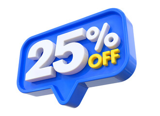 25 Percent Sale off Promotion