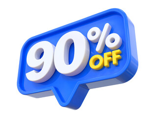 90 Percent Sale off Promotion