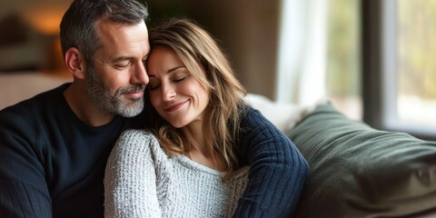 Fototapeta premium Emotional Moment of Couple