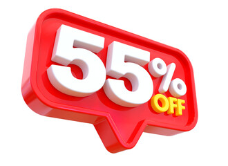 55 Percent Sale off Promotion