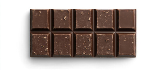 Obraz premium chocolate. chocolate bar on white background