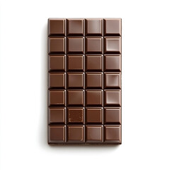Obraz premium sweet dessert. chocolate bar. chocolate bar on white background