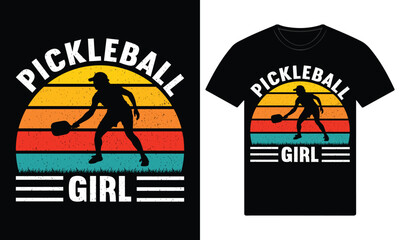 Pickleball custom t shirt design