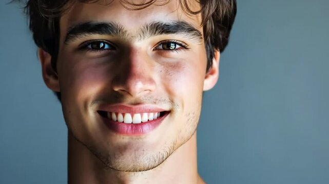 A man with a beard and a blue shirt