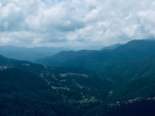 Fototapeta premium mountains and clouds