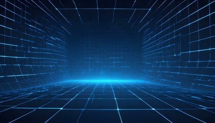 Obraz premium Clear Plain Shiny Warm Soft Vintage Bokeh Cloudy Wave Like Geometric Blue Background or Texture