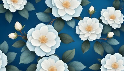 Clear Plain Shiny Warm Soft Vintage Bokeh Cloudy Wave Like Geometric Blue Background or Texture