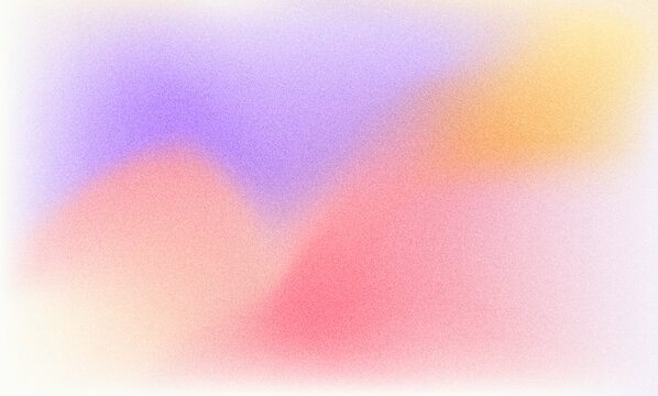Colorful Abstract Gradient in Purple Pink Orange and Warm Tones on Grainy Texture
