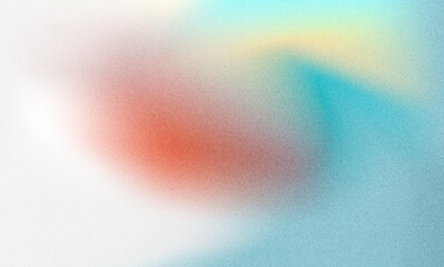 Abstract noise light blur gradient green and orange background. Color wallpaper grainy fluid effect. Multicolor textured poster design.
