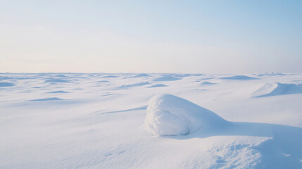 Obraz premium snow field. snow field at the poles