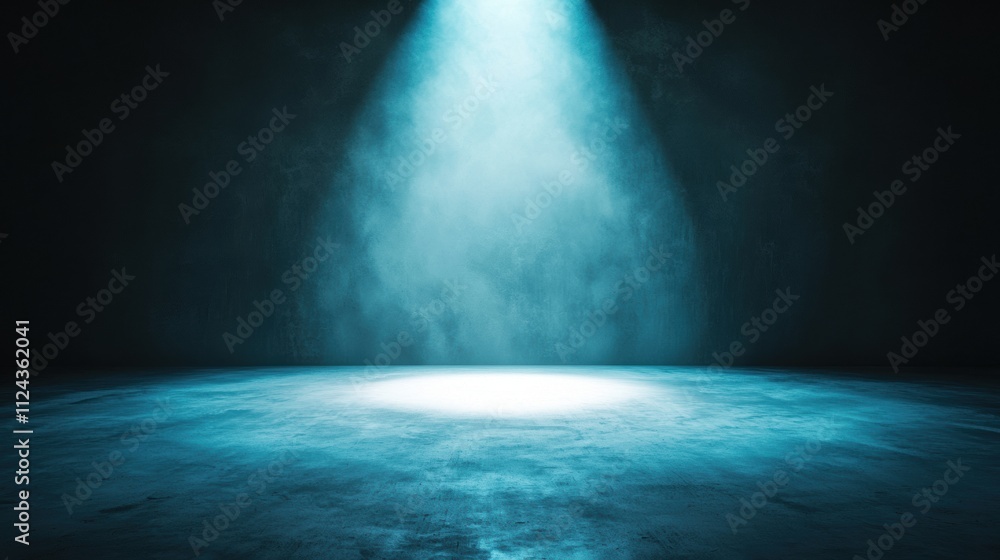 Poster close-up visual design abstract light and shadow studio space