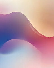 Fototapeta premium Abstract gradient backgrounds with soft pastel hues