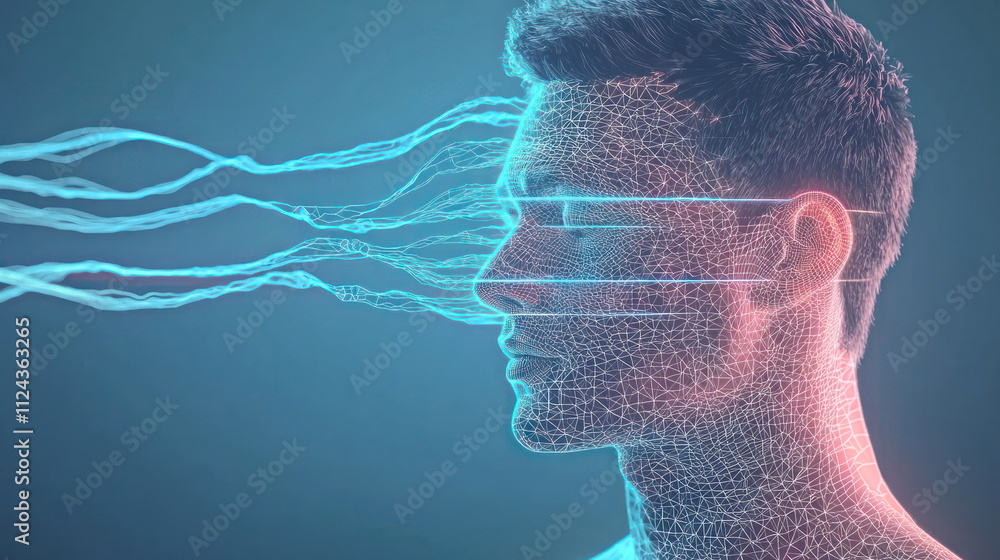 Aufkleber exploring human emotions through digital artfuturistic visualization studio conceptual