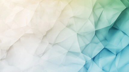 Fototapeta premium An abstract background of glowing interconnected nodes and dynamic pathways in shades of blue and green, symbolizing business growth and development, with ample copy space on the r