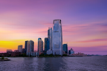 Obraz premium New York City Manhattan downtown skyline 