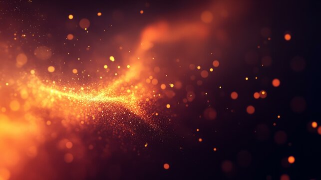 Bright orange flames with intense glow fli