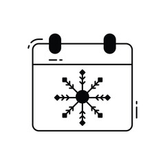 Clander vector icon