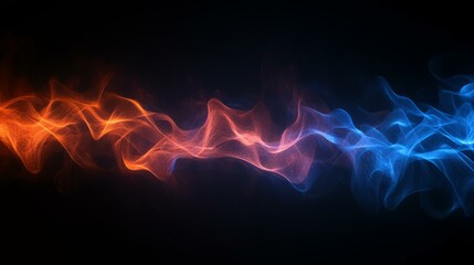 Realistic flames with deep orange