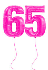 Balloon Pink Number 65