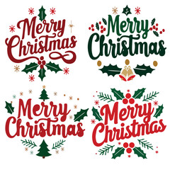 Christmas Typography Design