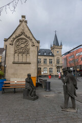 Basaltfiguren Hendrech un Jösef