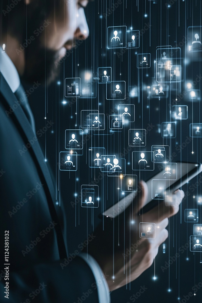 Poster a secure chat interface on a mobile device, where all participants' identities are anonymous, repres
