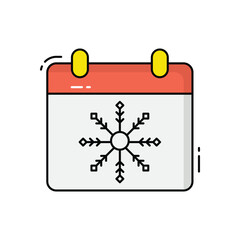 Clander vector icon