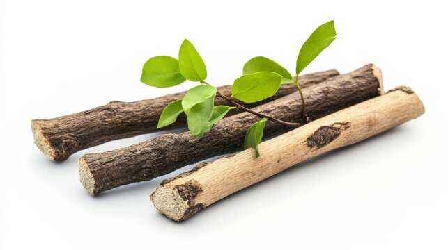 Wood plant on background.